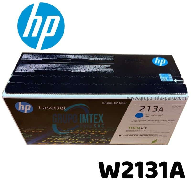 Toner Hp 213A W2131A Cyan LaserJet 5700, 5800, 6700, 6701, 6800