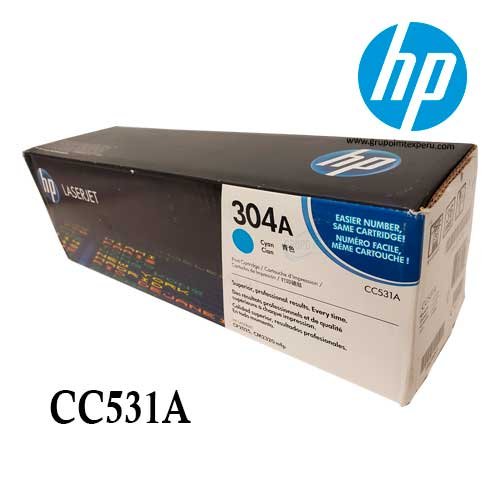 Toner Hp 304A Cc531A Laserjet Cp2025, Cp2020, Cm2320 Cyan