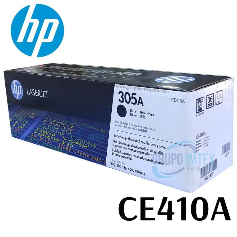 Toner Hp 305A Negro Ce410A Laserjet Pro M351, M451, M375, M475