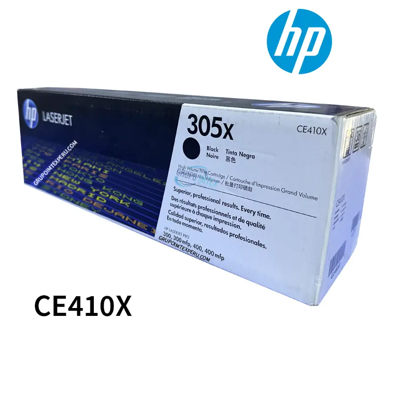 Toner Hp 305X Ce410X Laserjet Pro 400Mfp, 300Mfp Negro