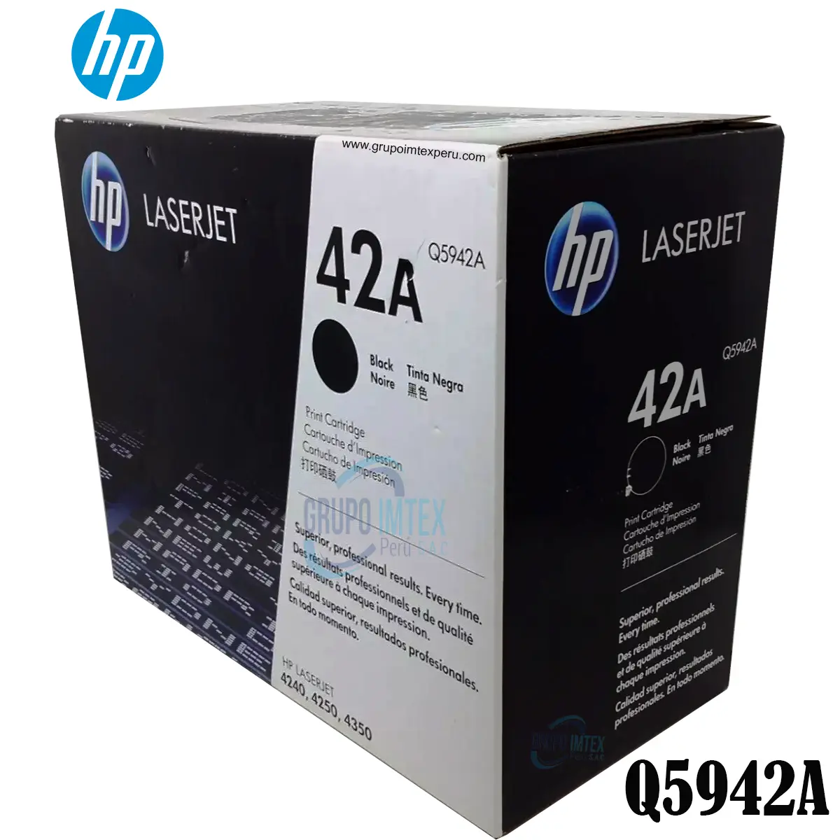 Toner Hp 42A Q5942A Negro LaserJet 4240, 4250, 4350