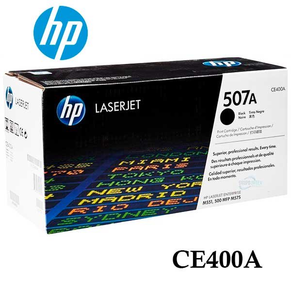 Toner Hp 507A Ce400A Negro Laserjet M551N, M551Dn, M570