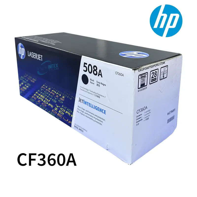 TONER HP CF360A 508A MFP M553 BLACK 6.0KPG.