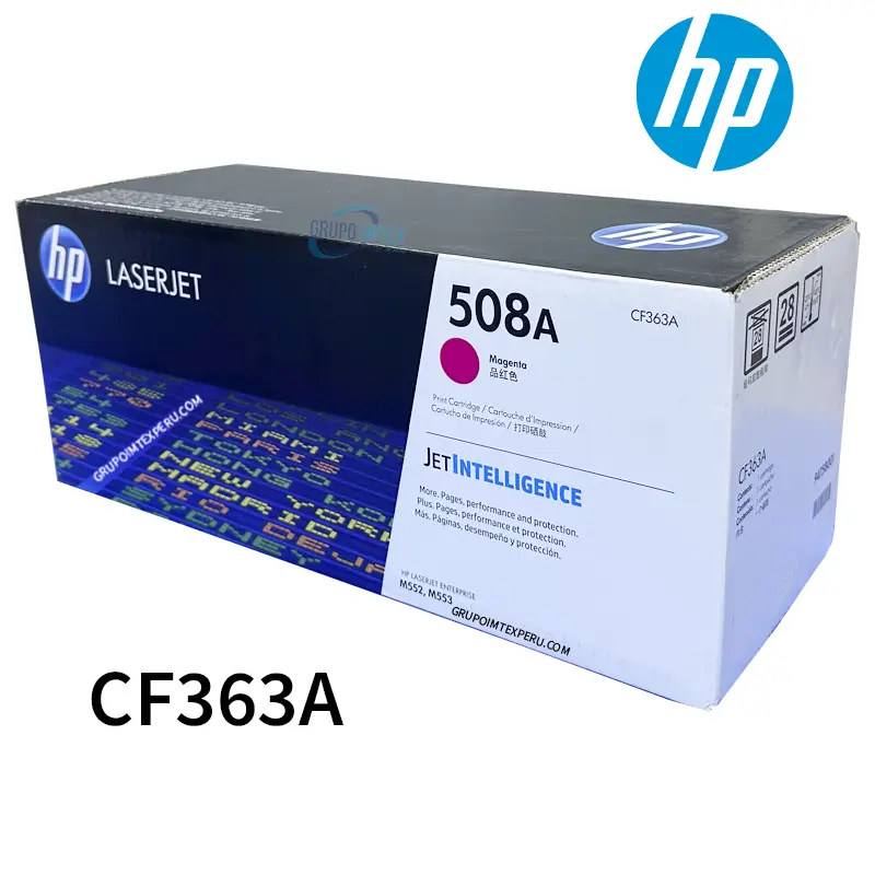 Toner Hp 508A Cf363A Mfp M553 Magenta