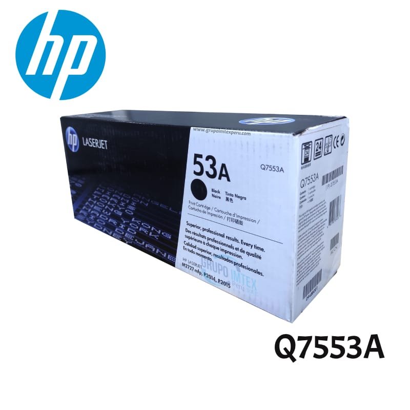 Toner HP 53A Q7553A Laserjet P2015, M2727