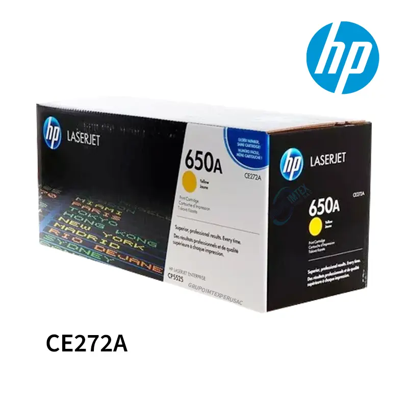 TONER HP CE272A (650A) L.J. CP5525 YELLOW