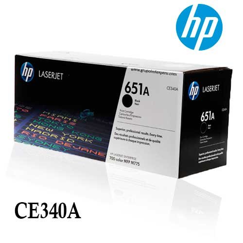 Toner Hp 651A Ce340A Negro Laserjet M775, M775Dn, M775F