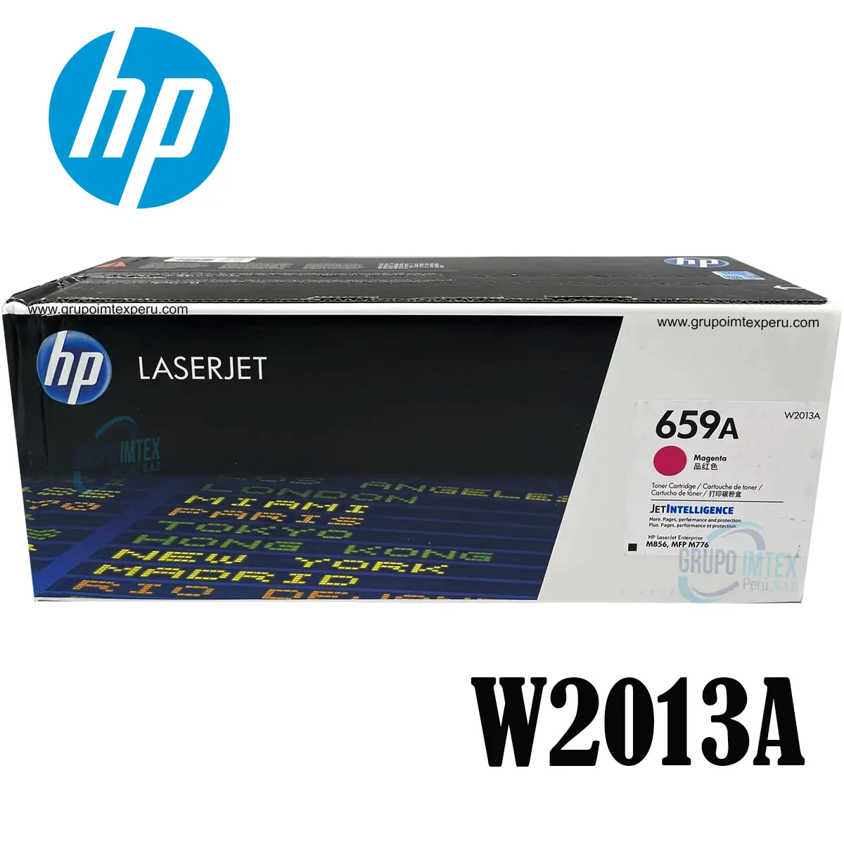 Toner Hp 659A W2013A Magenta LaserJet  M856dn, MFP M776dn