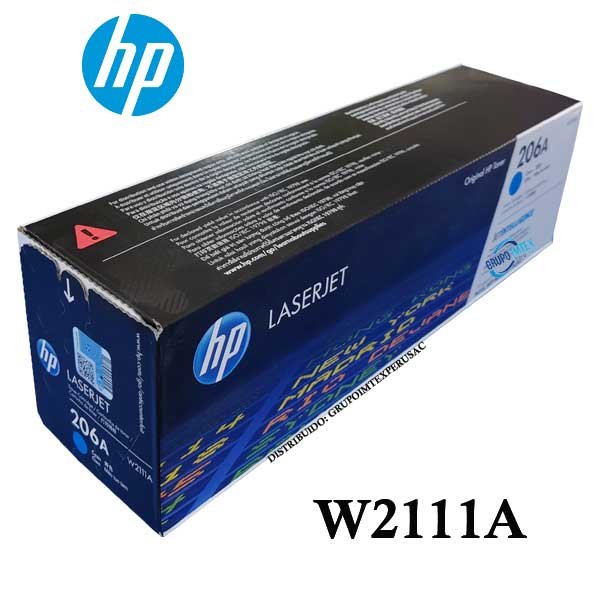 TONER HP W2111A (206A) L.J. M255 CYAN 1,250 PGS