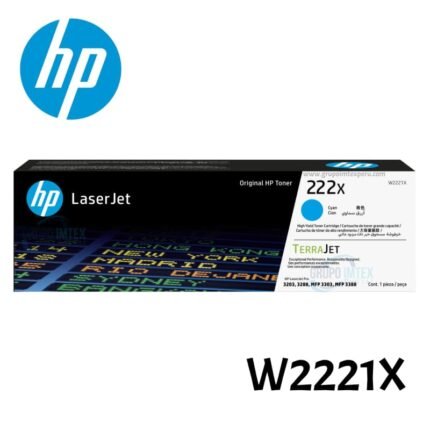 Toner Hp W2221X 222X Cyan Laserjet 3201, 3204, 3288