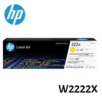 Toner Hp W2222X 222X Amarillo Laserjet 3201, 3204, 3288