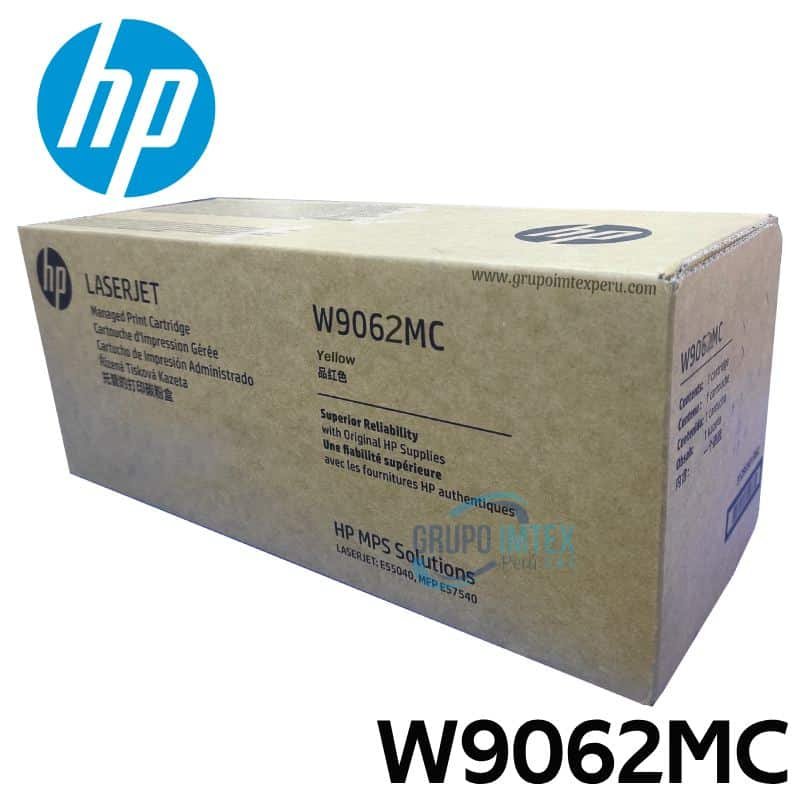 Toner Hp  W9062MC Yellow  Laserjet E55040, Mfp E57540, Flow Mfp E57540