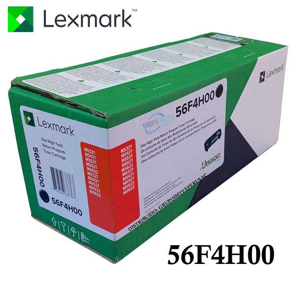 Toner Lexmark 56F4H00 MS 321, MS421, MS521, MS621, MS622