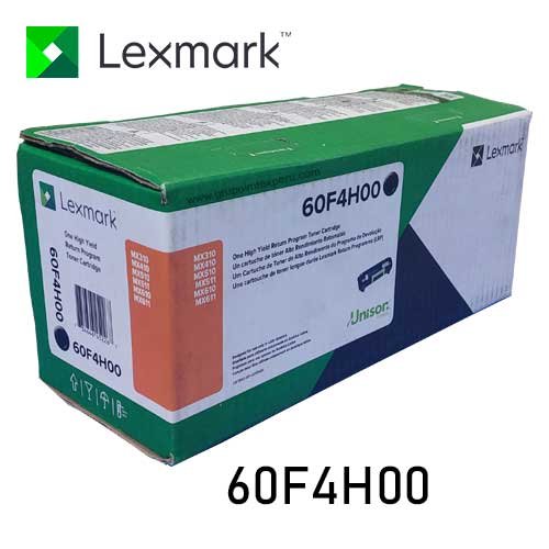 Toner Lexmark 60F4H00 Mx511De, Mx410De, Mx611Dhe, Mx310