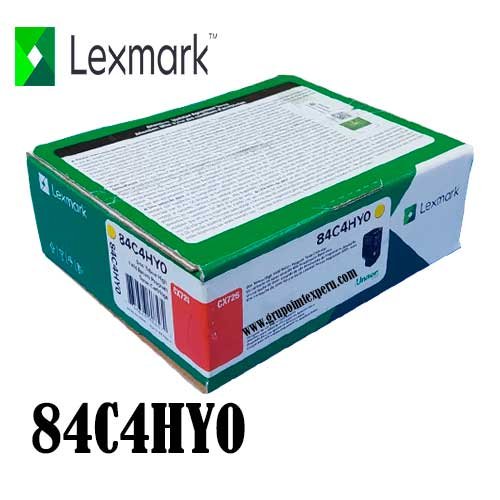 Toner Lexmark 84C4Hy0 Yellow Cx725Dge 16KPG