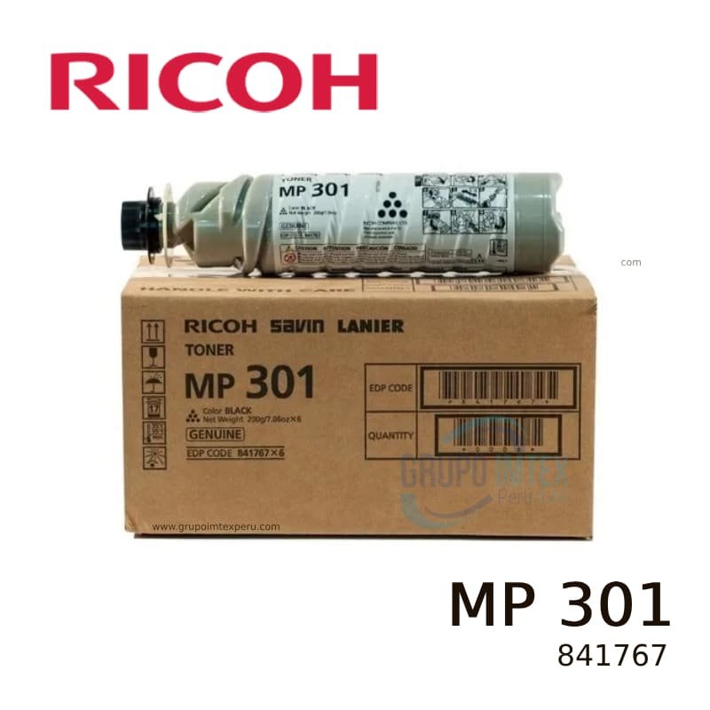 Toner Ricoh 841767 Mp 301 8,000 Pag