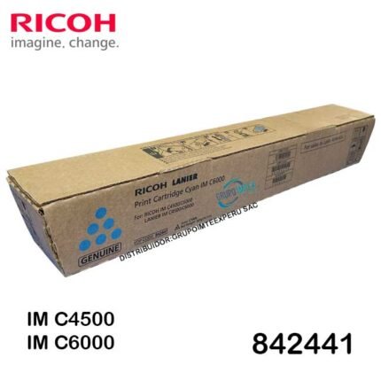 Toner Ricoh Im C4500, Im C6000 Cyan - Imagen 2