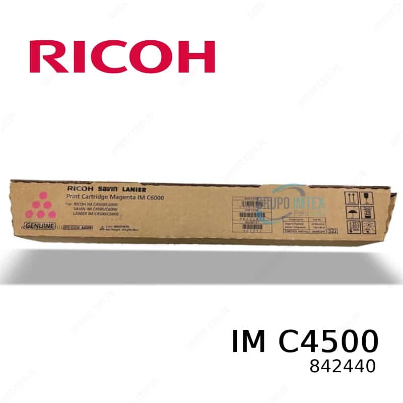 Toner Ricoh Im C4500, Im C6000 Magenta