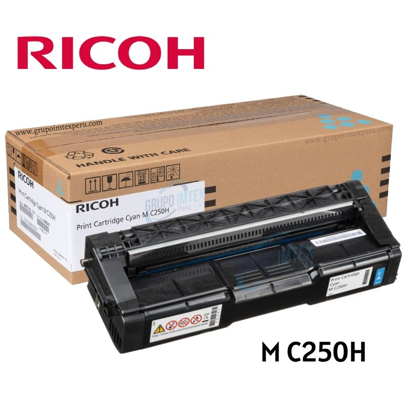 Toner Ricoh M C250H Cyan  M C250Fw, P C301W, M C251Fw