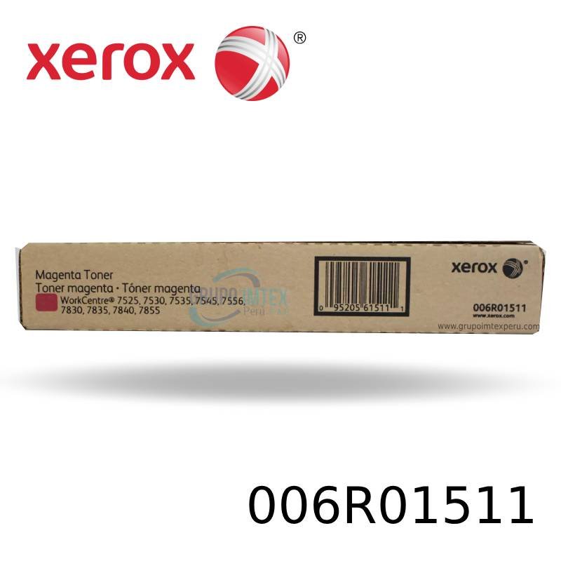 Toner Xerox 006R01511 Magenta Workcentre 7530, 7535, 7545, 7855