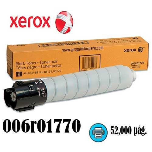 Toner Xerox 006R01770 Negro AltaLink® B8145 B8155 B8170