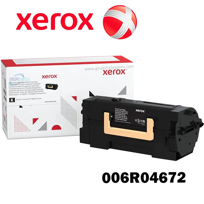 Toner Xerox  006R04672  Black  25K B620, B625