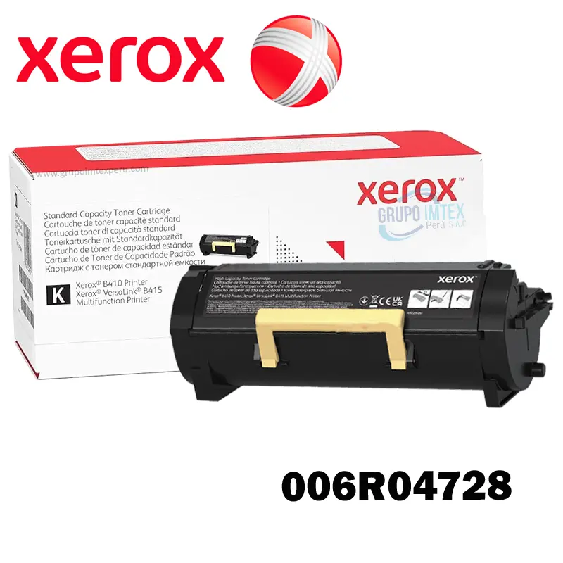 Toner Xerox 006R04728 6K Para B410, B415
