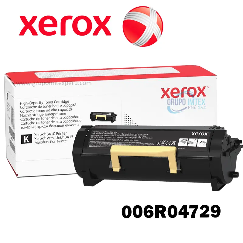 Toner Xerox 006R04729 14K Para B410, B415