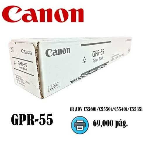 Toner canon GPR-55 negro iR ADV C5560i, C5550i, C5540i, C5535i