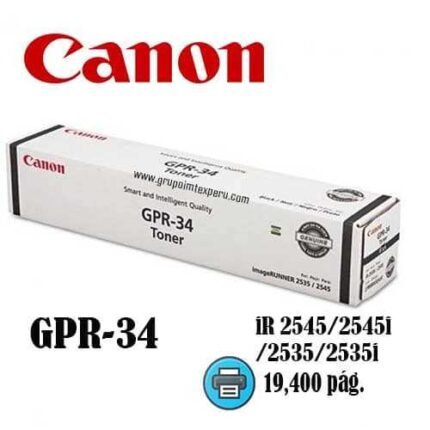 Toner Canon GPR-34 ir 2545, 2545i, 2535, 2535i - Imagen 2
