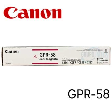 Toner canon gpr-58 magenta imagerunner advance ir adv c256i, c356i