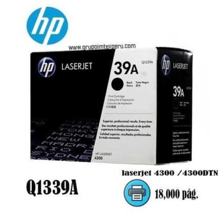 Toner hp 39a q1339a laserjet 4300