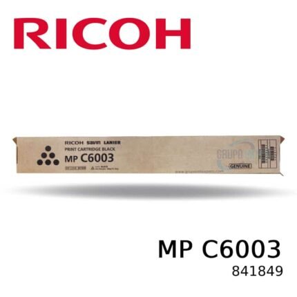 Toner ricoh mp c6003 841849 black 33kpg