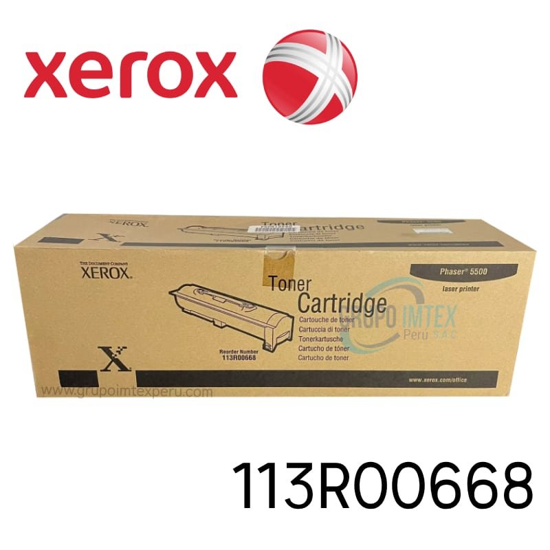 TONER XEROX 113R00668 PHASER 5500 30K SC