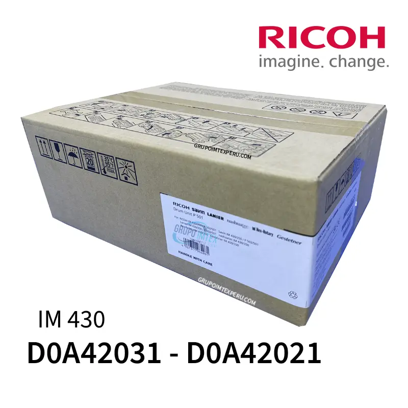 Unidad De Imagen Ricoh 419095 Im 430F, Im 350F, P501, P502