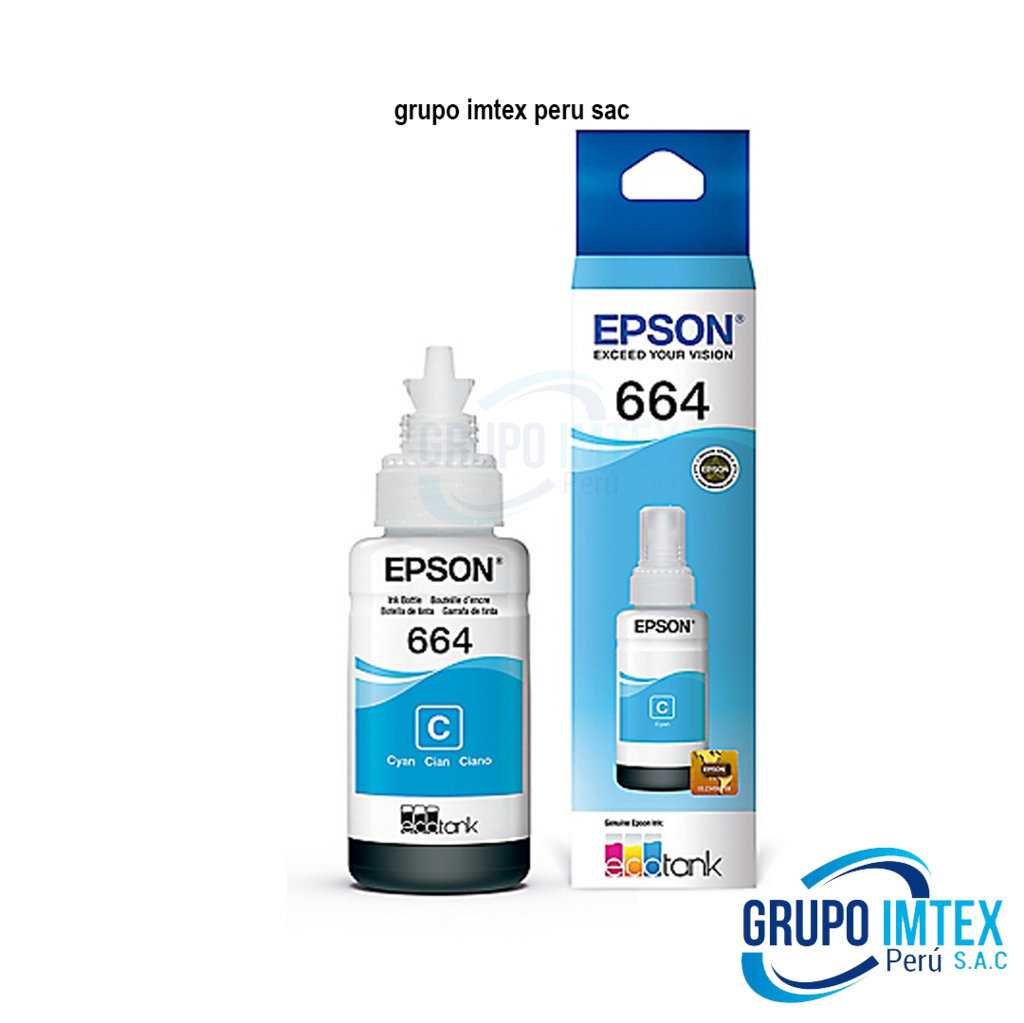TINTA EPSON T664220-AL CIAN PARA L200