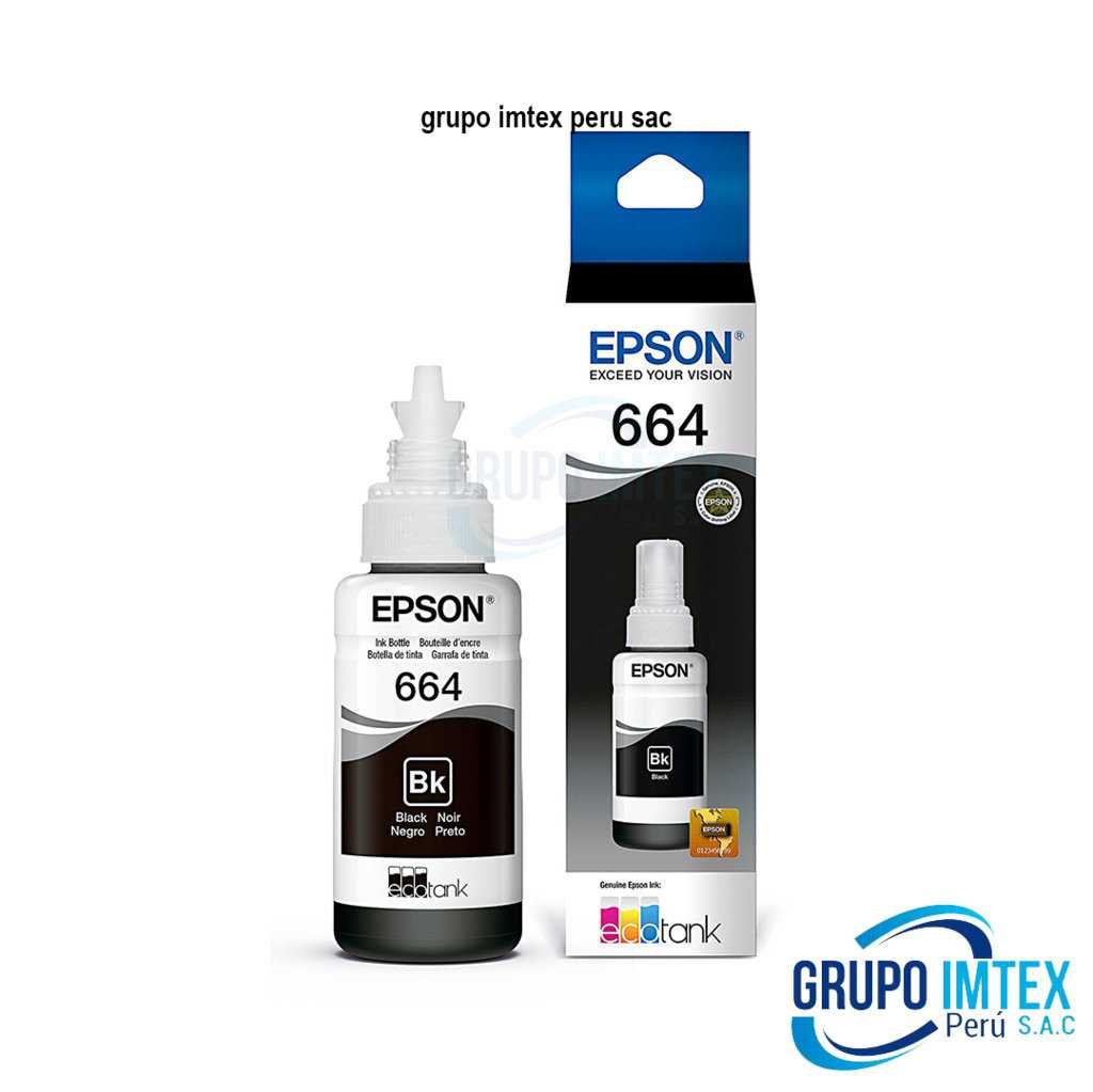 TINTA EPSON T664120-AL NEGRO PARA L200