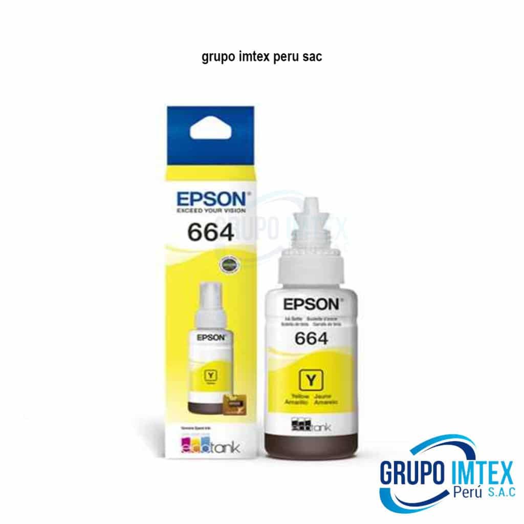 TINTA EPSON T664420-AL YELLOW PARA L200