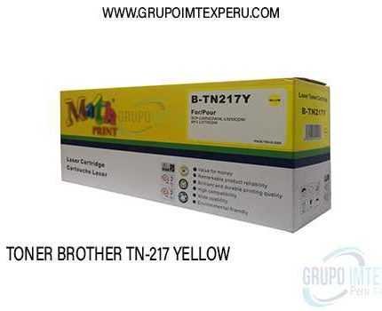 TONER COMPATIBLE BROTHER TN-217Y YELLOW