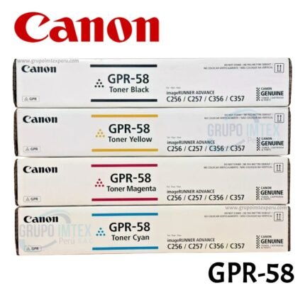 Toner canon gpr-58 magenta imagerunner advance ir adv c256i, c356i - Imagen 2