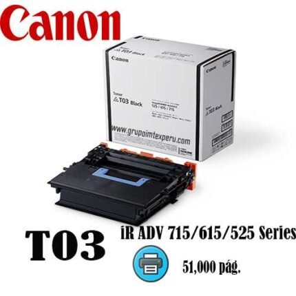 Toner Canon T03 iR ADV 715, 615, 525 Series - Imagen 2