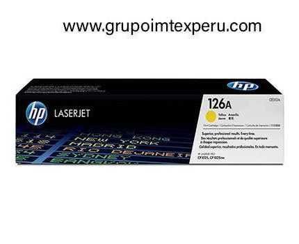TONER HP 126a CE312A  L.J. CP1025 YELLOW 1000PG