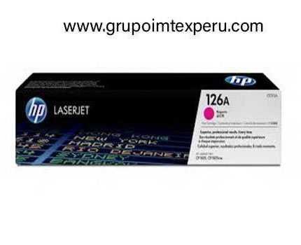 Toner HP 126a CE313A L.J. CP1025 Magenta 1000PG