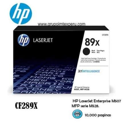 Toner Hp 89X Cf289X Laserjet Enterprise M507, Mfp M528 - Imagen 2