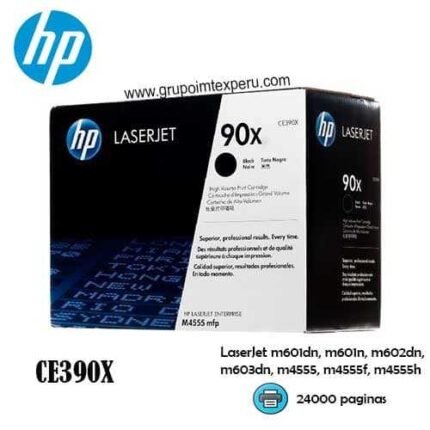 TONER HP 90x CE390X L.J.4555 BLACK (24K PAG) - Imagen 2