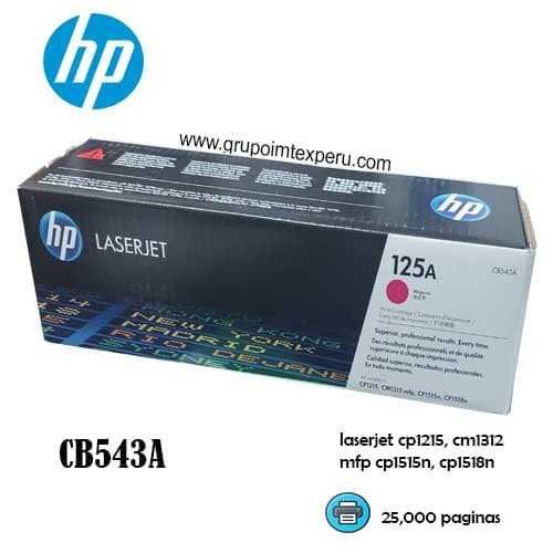 TONER HP 125A CB543A L.J.1215/1515 MAGENTA
