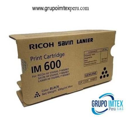 TONER RICOH IM 550 418477 BLACK PARA IM 600 - Imagen 2