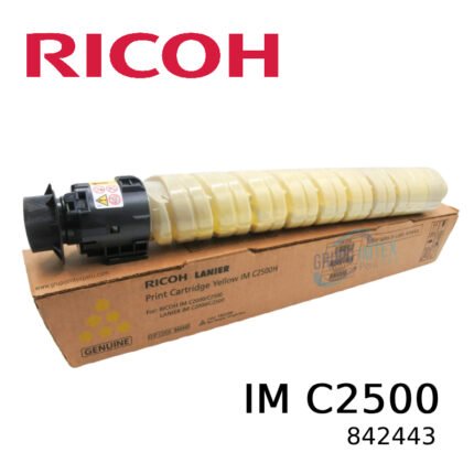 toner ricoh im c2000 / im c2500 842443 amarillo rend 10500 pag.