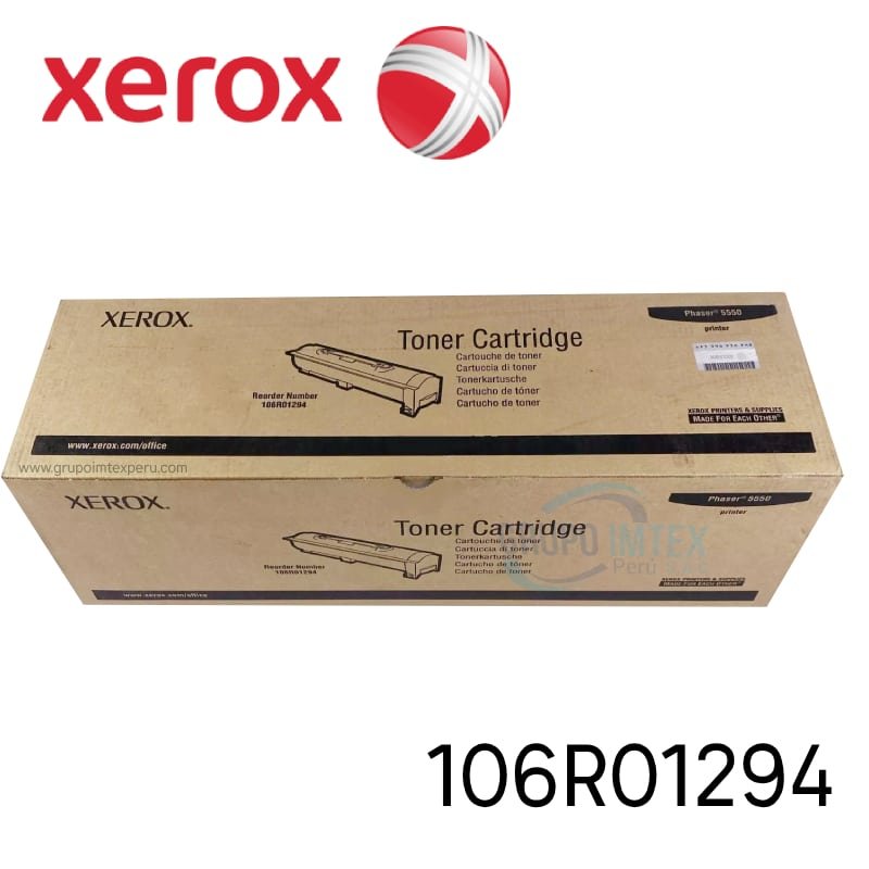 toner xerox 5550 106r01294 phaser 5550