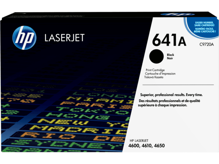Cartucho de Tóner HP 641A Negro LaserJet Original